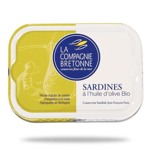 Sardines à l’huile d’olive Bio