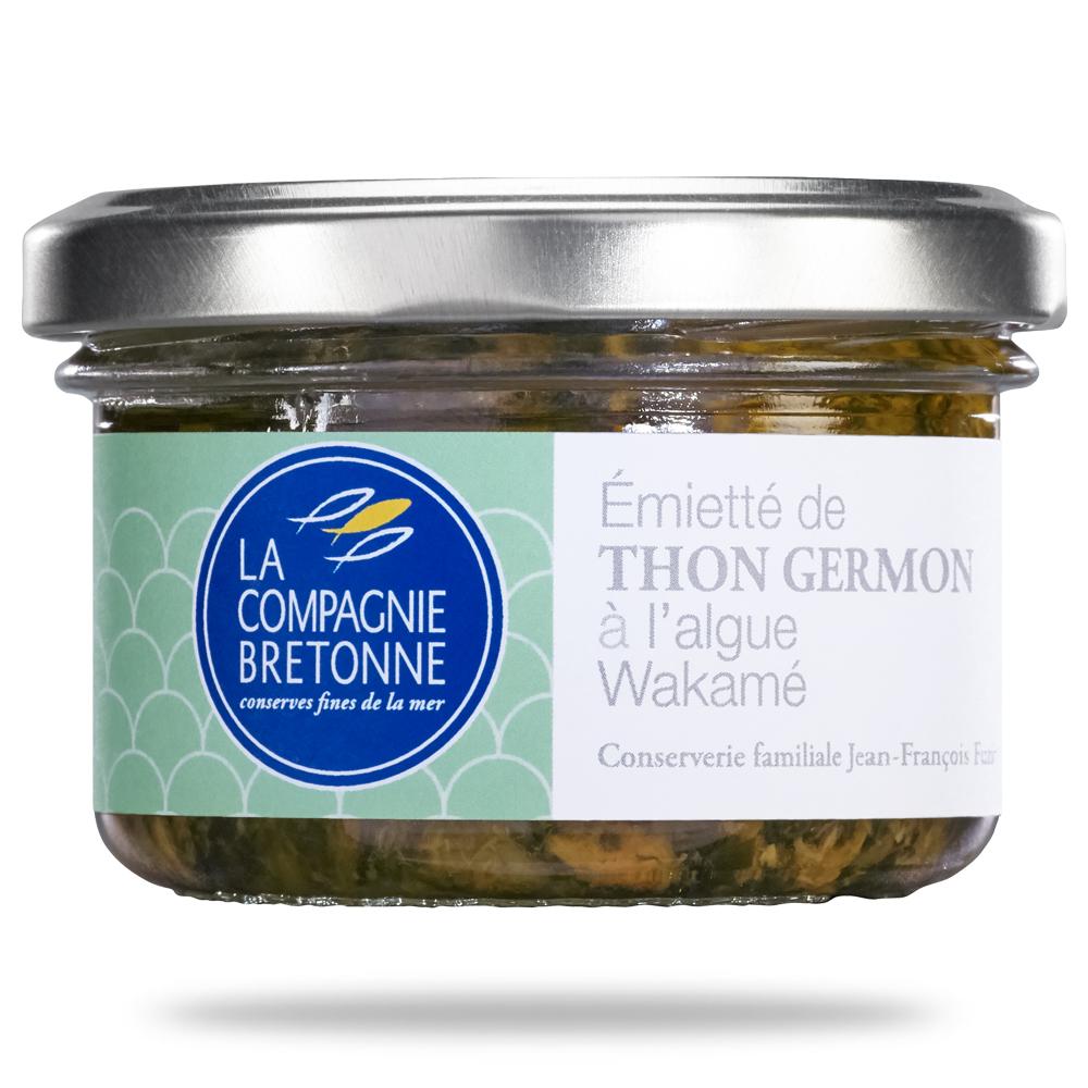 Emietté de thon Germon à l’algue Wakamé 121ml