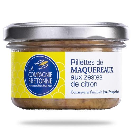 Rillettes de maquereaux aux zestes de citron 121ml
