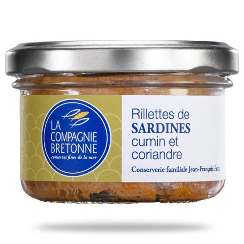 Rillettes de sardines cumin et coriandre 121ml