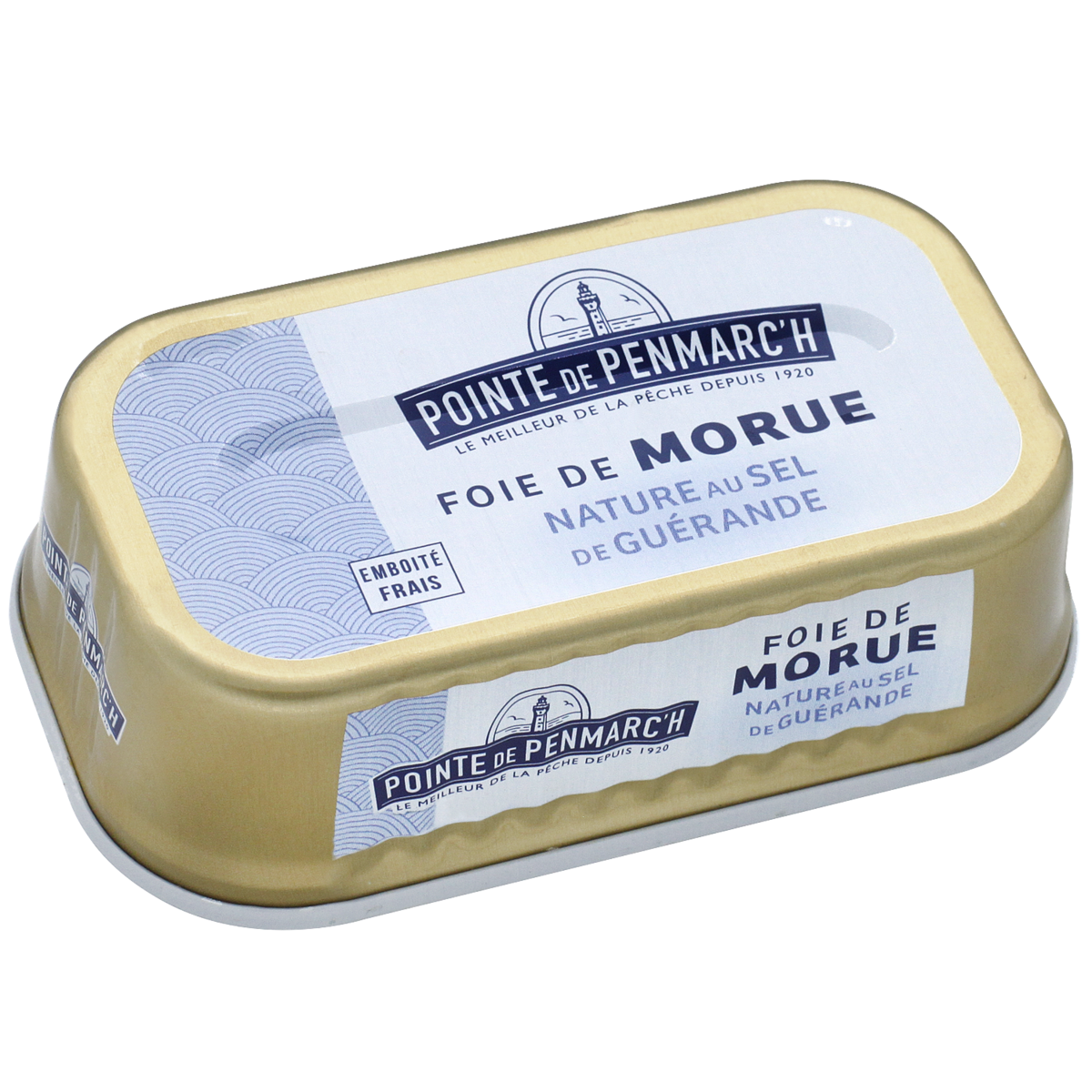 Foie de morue nature au sel de Guérande