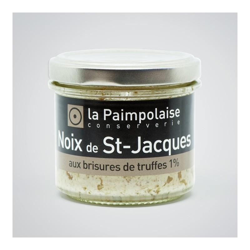 Tartinable de noix de St-Jacques aux brisures de truffes 1% 80g