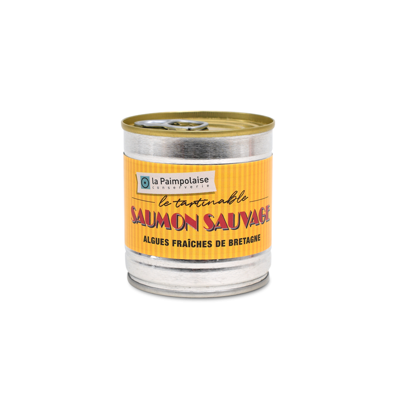 Saumon sauvage, algues fraîches de Bretagne 160G
